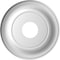 Ekena Millwork PVC Medallion (Canopies up to 7 1/2"), 13"OD x 3 1/2"ID x 1 1/4"P, Metallic Silver Metallic CMP13TRCSV - alternate 3
